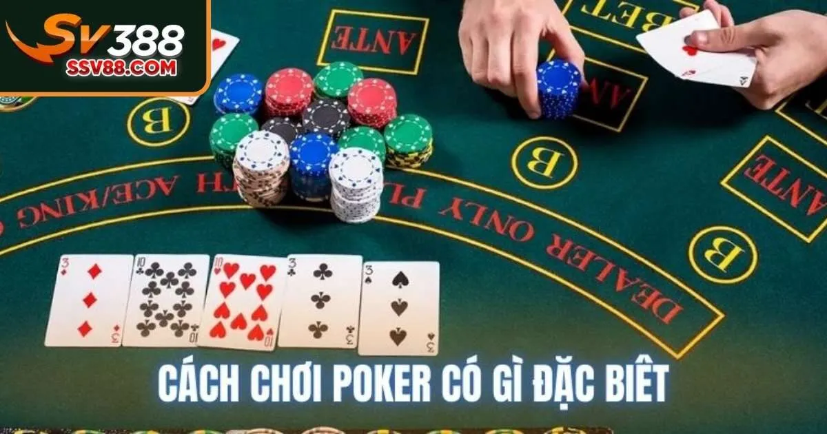 Luật lệ bài Poker Sv88 theo từng vòng cược