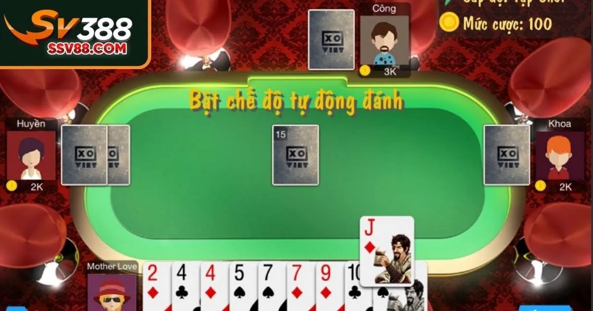 Quy tắc đánh bài tá lả Sv88