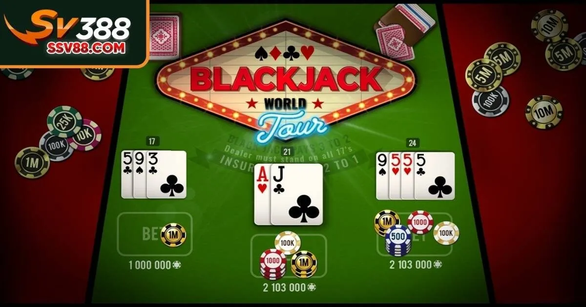 Điểm độc đáo khi gia nhập giải trí với Blackjack tại SV88