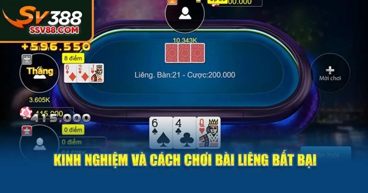 Bí quyết chơi liêng dễ thắng từ dân chuyên